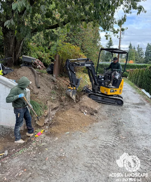 Paver Installation, Hardscape Steps & Drainage System in Seattle 